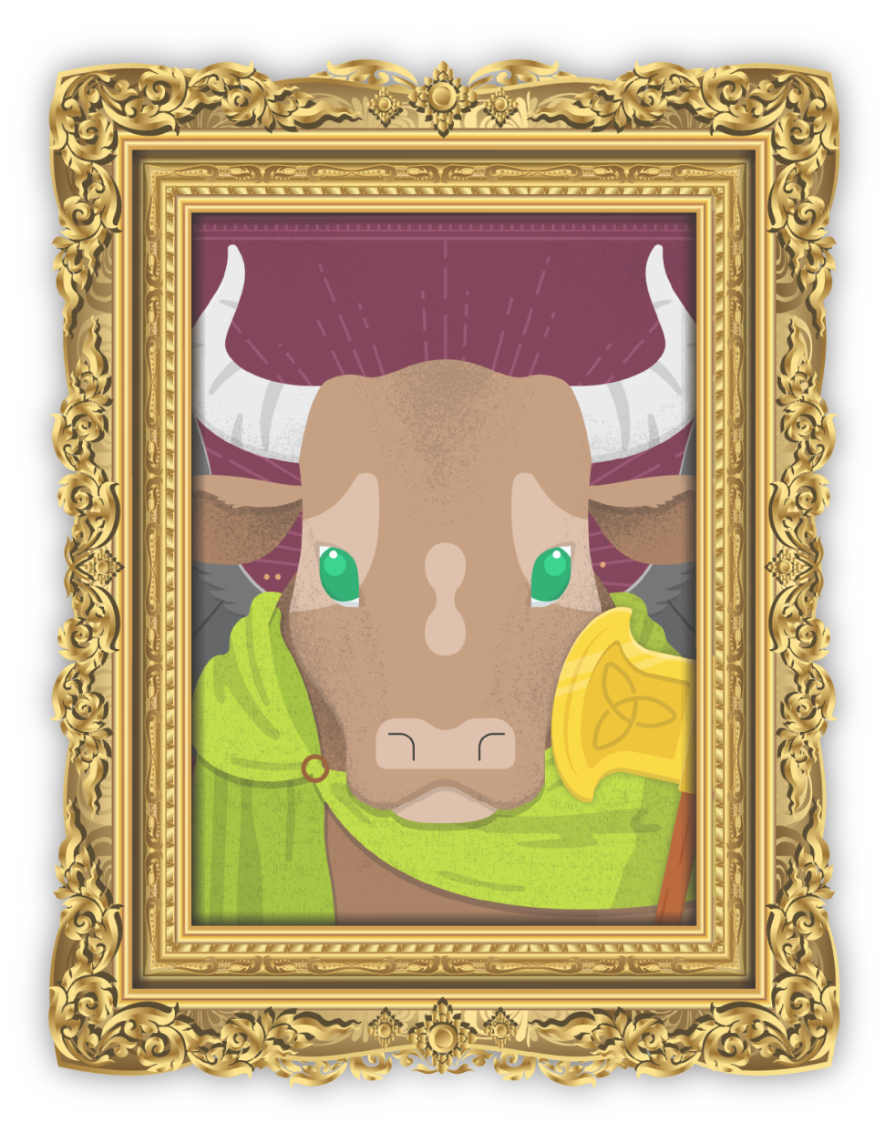 Another smaller cow in frame