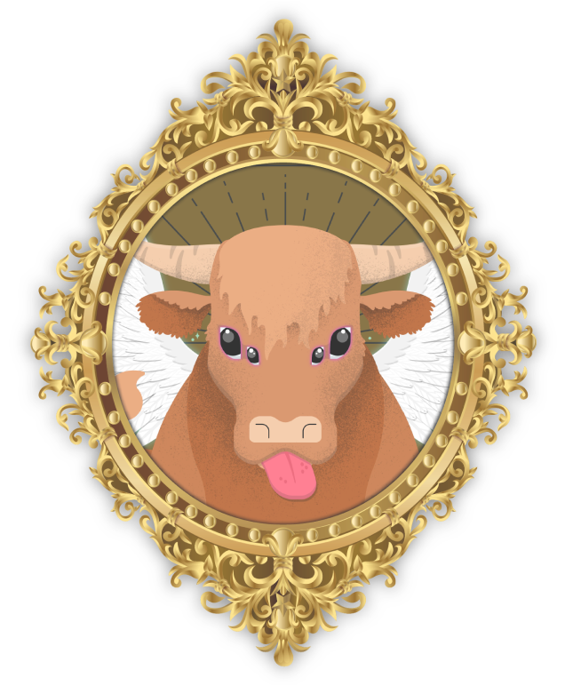 Smaller Cow in Frame